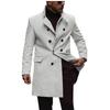 2024 European Plus Size Men's Woolen Outdoor Coat - Best Seller