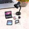 1:12 Dollhouse Miniature Laptop Phone Tablet Desk Lamp Book Desk Set Decor Toy
