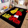 Funny S-Sunny and Mel0n Pattern Carpet Rug for Living Room Bedroom,Office Areas,large Decora Mat, Durable Machine Washable Mat