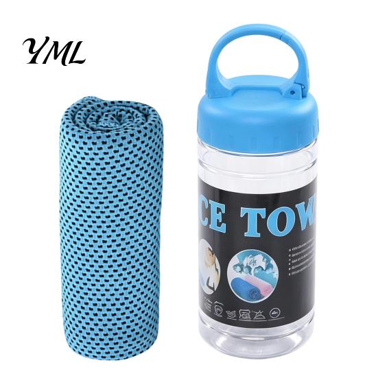 Yoga Workout Towel Cooling for Neck And Face, 90cmx30cm Quick Dry Ice Towel, Instant Summer Heat Relief Wrap Sports Recovery Outdoor Activity
