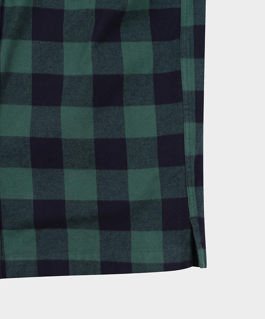 Brooks Brothers Flannel Somel'Ose Nebraska Shirt Jacket (Dark Green) (Bbthmm3771Jef)
