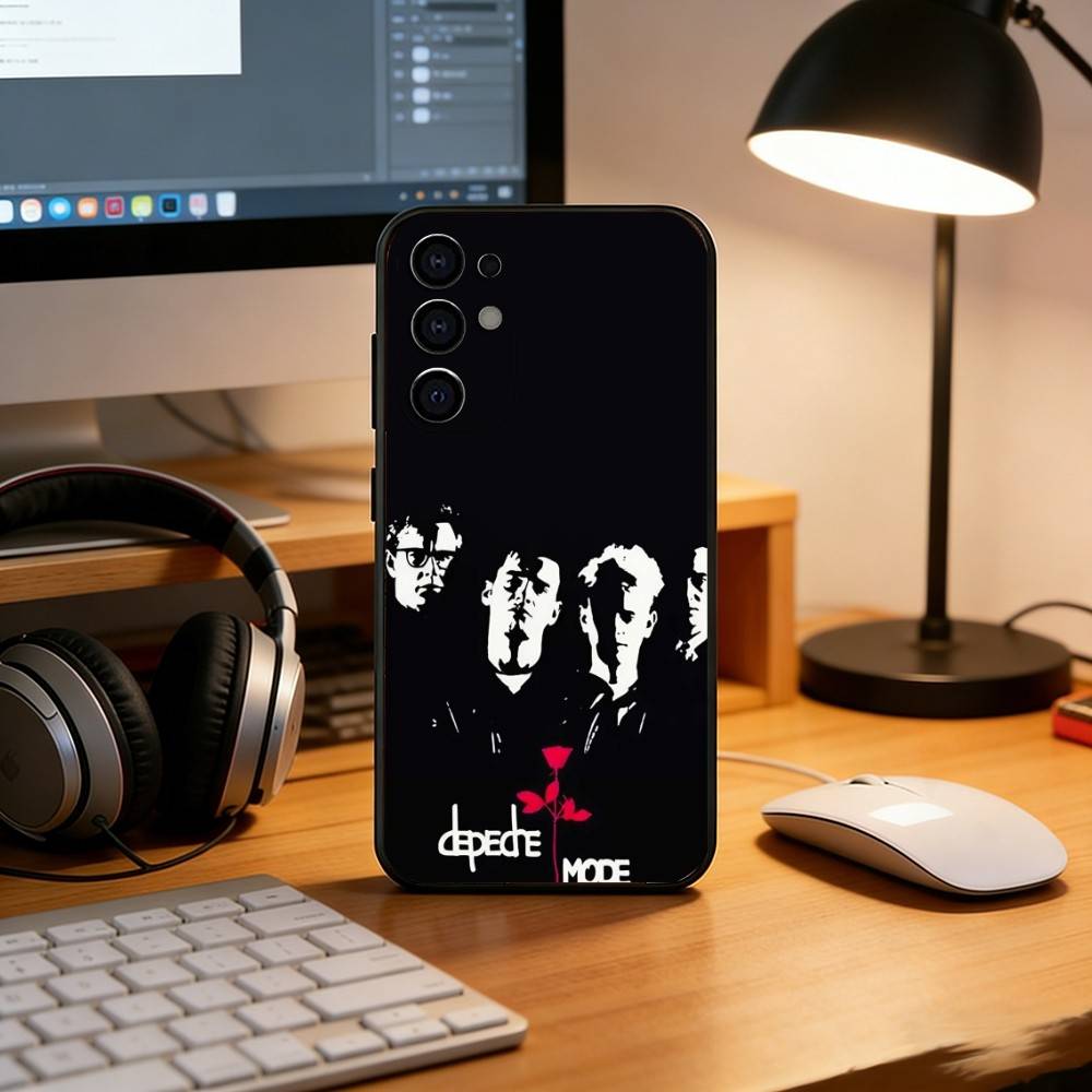 Чехол для телефона D-Depeche Mode для Samsung S25,S24,S21,S22,S23,S30,Ultra,S20,Plus,Fe, Мягкий силиконовый черный чехол