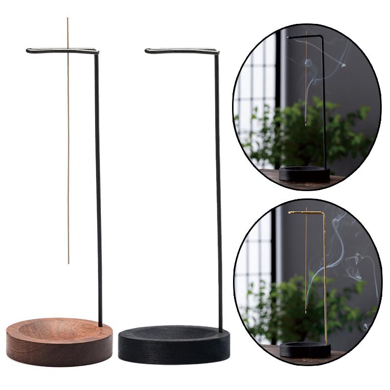 Ornament with Base Incense Plate Incense Stick Holder Wooden Incense Burner