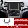Углеродное волокно для Jeep Grand Cherokee 2011 года, аксессуары, приборная панель, GPS-навигация, крышка компакт-диска, центральная консоль