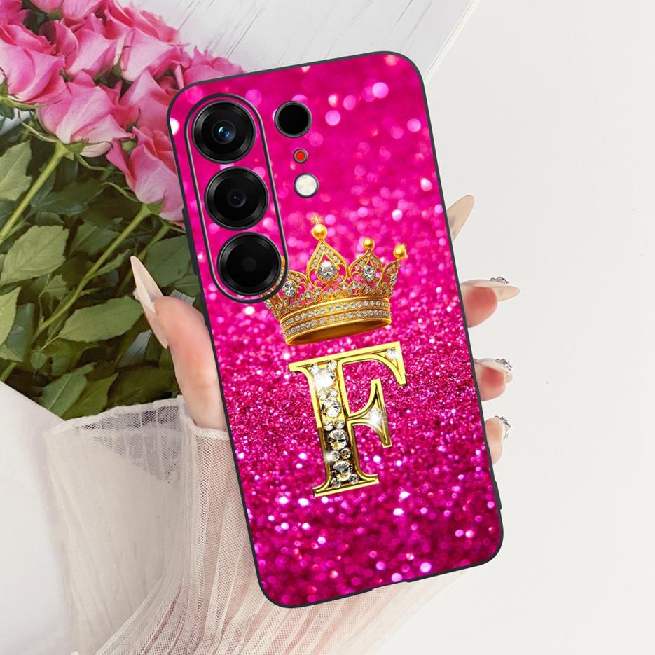 Чехол для Tecno Camon 50 4G CN5 Роскошный чехол с буквами-коронами Мягкий ТПУ чехол для телефона для Tecno Camon 50 Pro 4G CN5c Camon50 Fundas Сумки