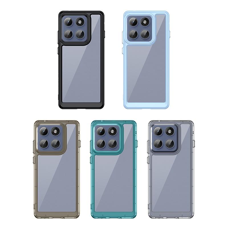 Для Moto Edge 2025 Чехол Motorola Moto Edge 2025 Capas Новый Ударопрочный Прозрачный Цветной Прозрачный Для Fundas Moto Edge 2025