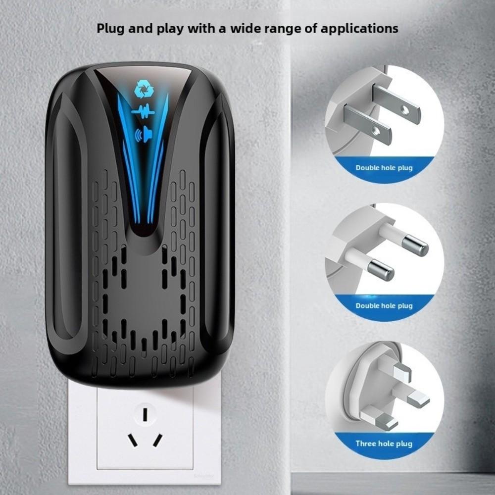 US/UK/EU Ultrasonic Mosquito Repellent Portable Insect Repellent Cockroach Repellent  Home Use