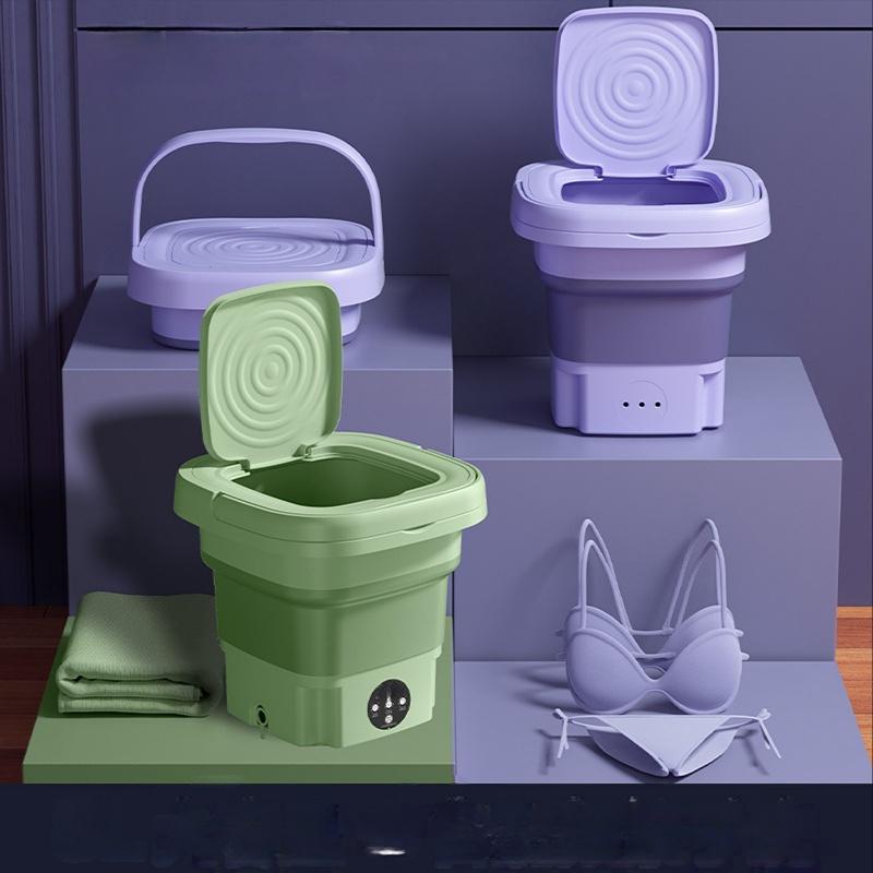 Складная стиральная машина 8л, портативные носки, нижнее белье, трусики, выдвижная бытовая стиральная машина, 3 модели с отжимом и сушкой