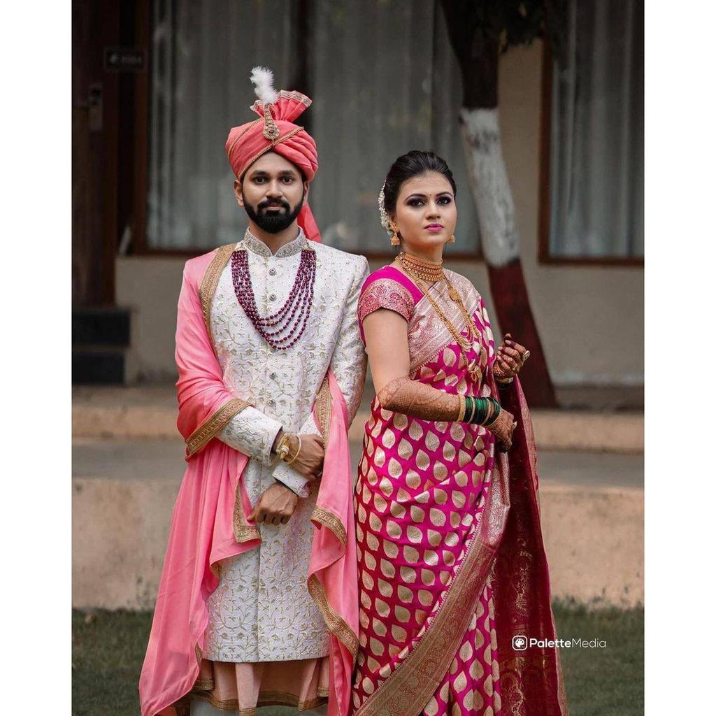 Представляем очаровательные, но дышащие органические сари Banarasi для интимных и больших индийских свадеб,