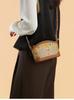 Genuine Leather Crossbody Bag with Retro Style Mobile Phone Cover
