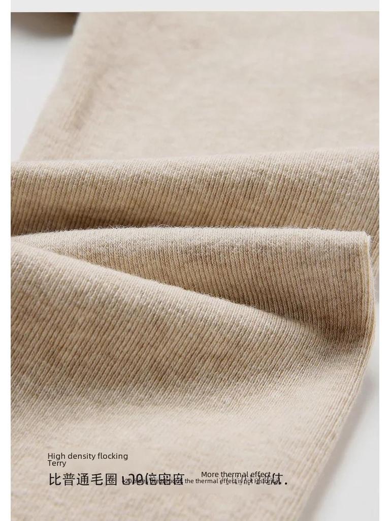 Женские леггинсы и колготки с высокой талией и бархатной подкладкой для высоких женщин на осень/зиму