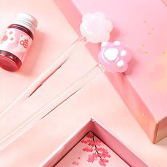 1 набор перьевая ручка резьбовое перо дизайн сильное впитывание чернил хрусталь стекло макательная