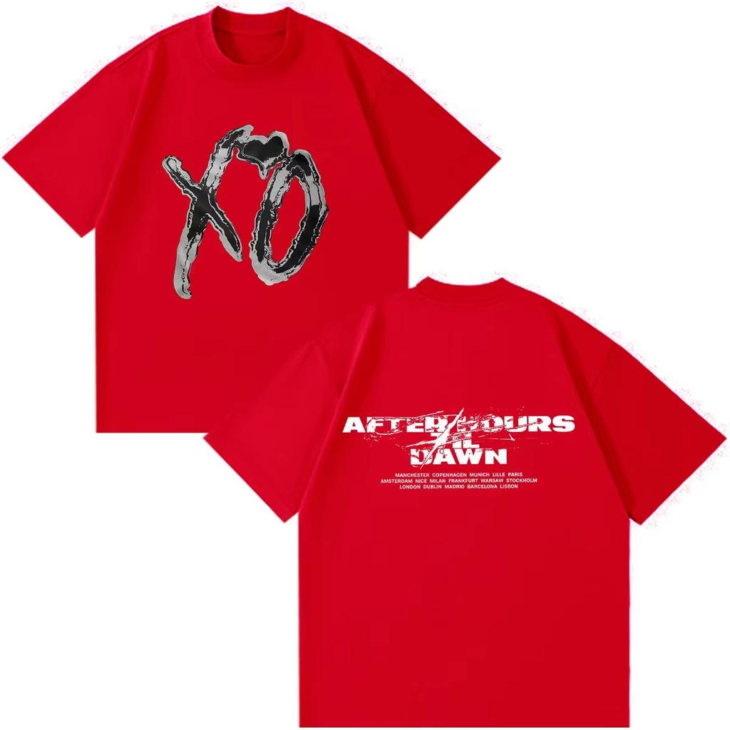 2026 New The Weeknd After Hours Til Dawn (AHTD) Tour Graphic‑Print Unisex 100%‑Cotton Y2K Crew‑Neck Short‑Sleeve T-shirt