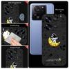 Ударопрочный мягкий ТПУ чехол для Xiaomi 14T 13t 11t Poco F3 X6 X5 Pro Redmi Note 13 12 11 14 Pro Подставка Луна Принт Астронавт Тонкий чехол со шнурком