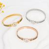 Four-leaf Clover Bracelet Women Waterproof Sweat Proof Lucky Clasp Bracelet Unfading Jewelry, the Best Gift for Friends