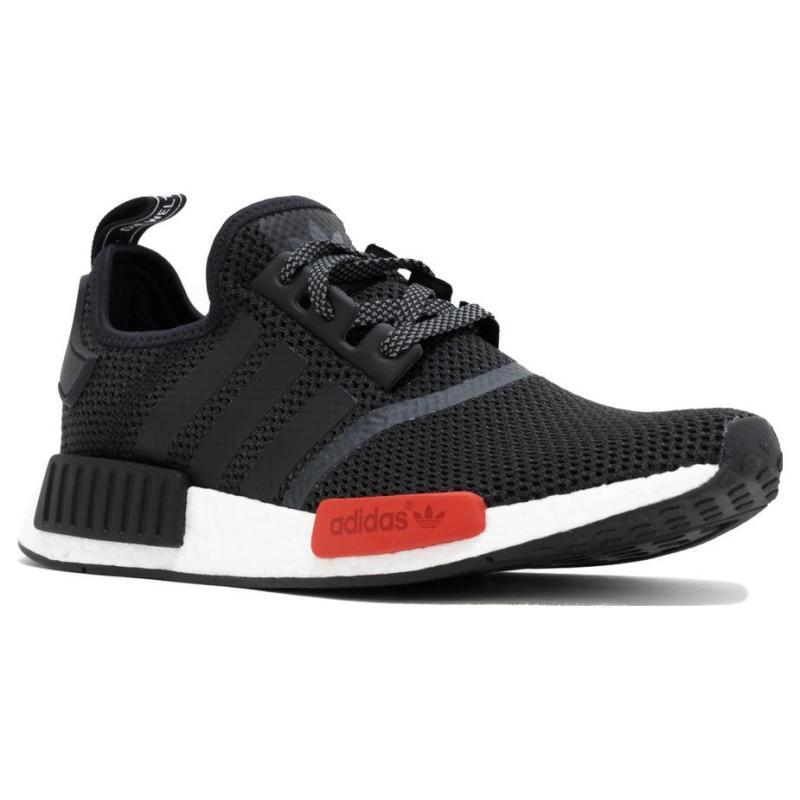 adidas NMD_R1 'Черный Красный' Эксклюзив для Foot Locker в Европе Кроссовки AQ4498