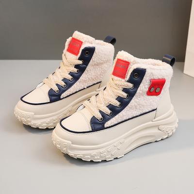 Зимняя женская обувь, женские кроссовки на шнуровке, зимние ботильоны, непромокаемая теплая женская обувь на платформе