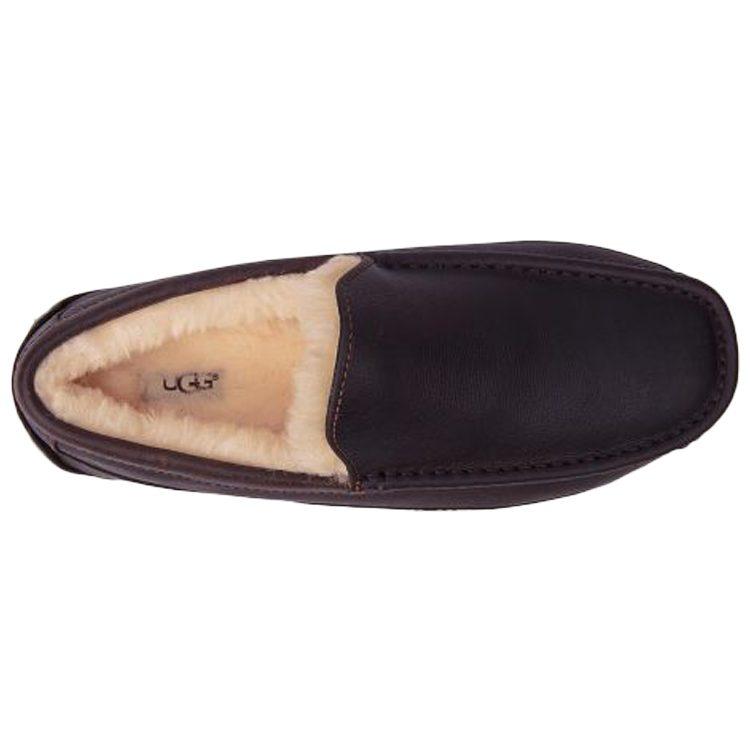 UGG Аскот Коровья кожа Флисовая подкладка Согревающий Низкие Топы Athleisure Повседневная Спортивная Обувь 5379-CTEA