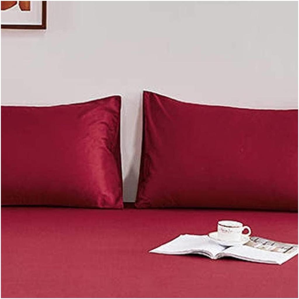 НАБОР 3 / 100% хлопок сплошной цвет, простыня и наволочка, наволочка и набор простыней, плотная ткань, качество 5-звездочного отеля