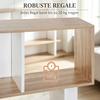 Versatile Storage Shelf, Modern S-Shaped Bookshelf, Elegant Standing Shelf (only with storage shelf)