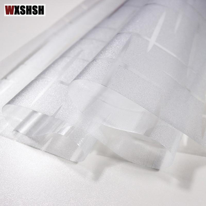 Оконная пленка Без клея Самоклеящаяся пленка Матовая статическая пленка Наклейки для ванной комнаты