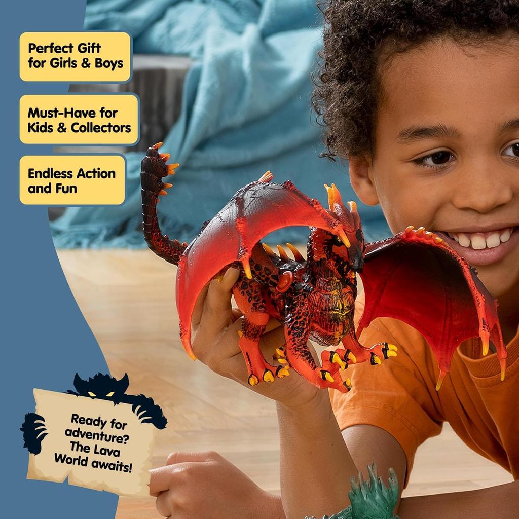 Schleich Фигурка дракона лавы Эльдорадо 70138