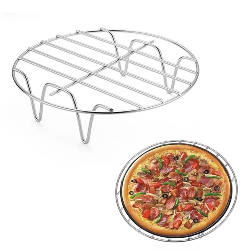 Подставка для выпечки для аэрофритюрницы из нержавеющей стали, круглая подставка для пароварки для Cosori Gourmia Foodi