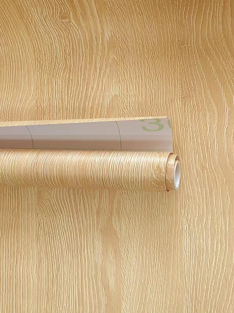 Gray/Yellow Wood Grain Wallpaper Peel And Stick Contact Paper Removable Vinyl Self Adhesive Wallpaper Decorative For Countertop