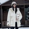 Зимняя новая корейская студенческая свободная и тонкая рабочая куртка куртка для пары интернет-знаменитости с капюшоном хлопковая куртка куртка