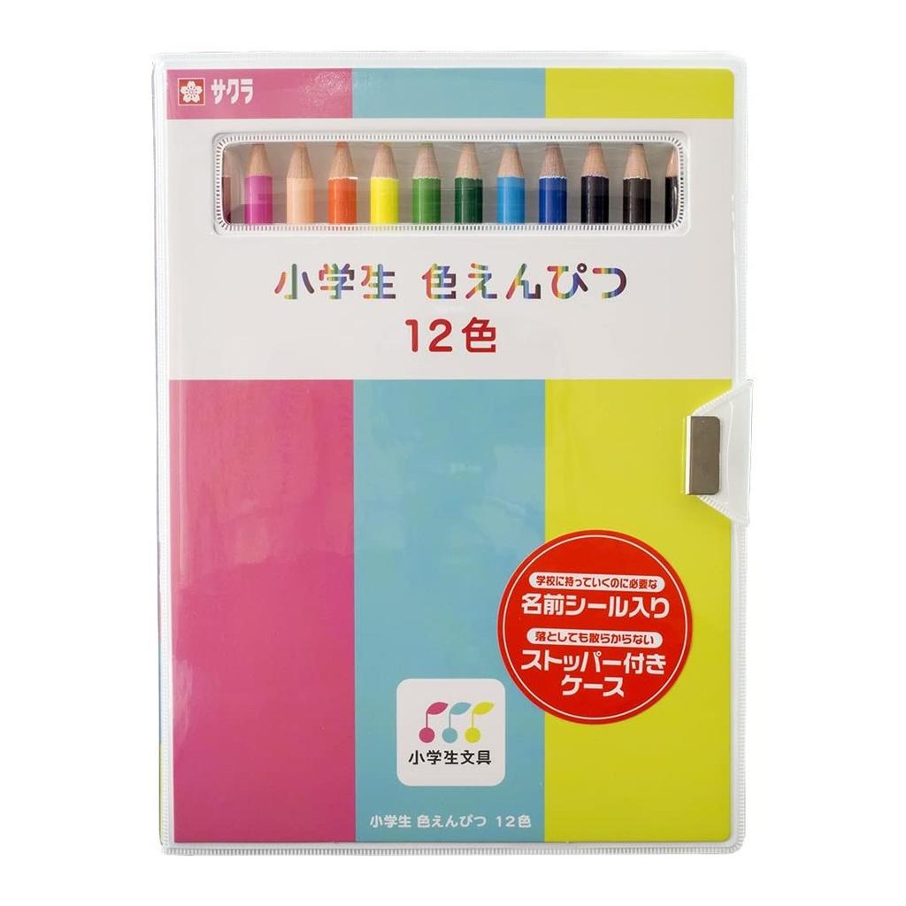 SAKURA Color Pencil цветные карандаши для рисования, 12 цветов