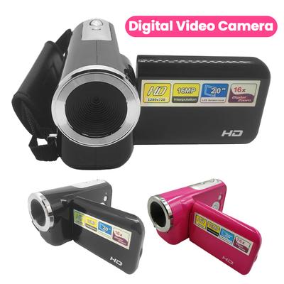 16-мегапиксельная цифровая видеокамера 720P с USB-кабелем, видео DV-камера, 2,0-дюймовый цветной TFT-экран, встроенная светодиодная вспышка для студентов, подростков