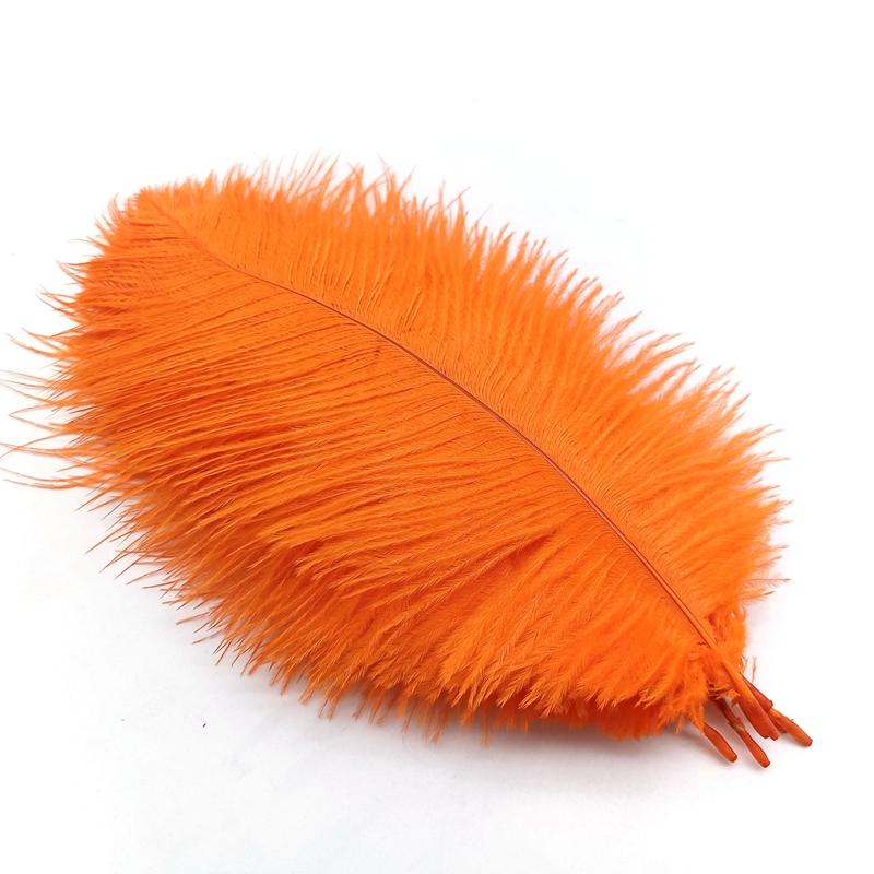 10Pcs Ostrich Feathers Wedding Centerpiece For Needlework Crafts Material DIY Decoration Carnival Headdress Accessories Plumes