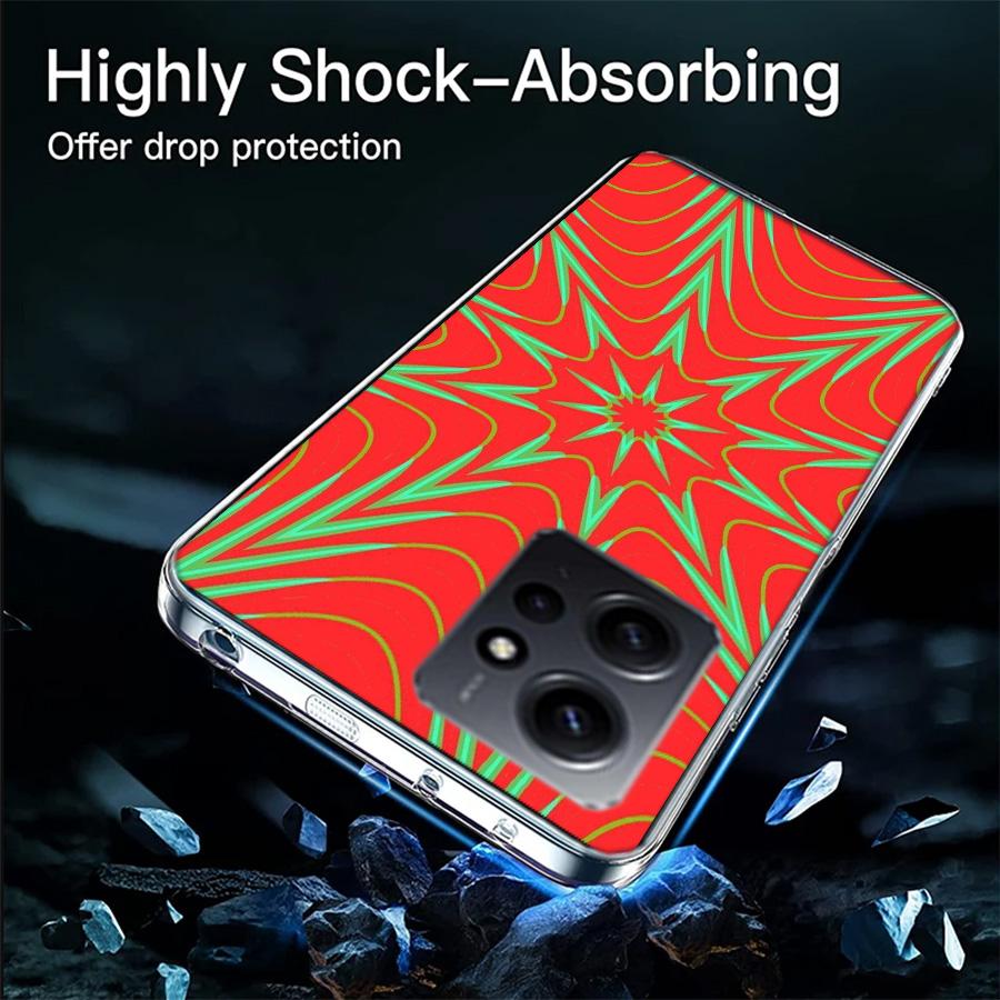Chaotic Hypnosis Phone Case For Redmi 12 13C 12C 15C 9 10 10C Note 13 Pro Plus 14 15 Pro 9T 9C 9A TPU Soft Cover Clear Cell Case