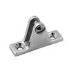 2 Pieces 316 Stainless Steel Deck Bimini Side Mount Hinge 60mm Mirror Polish Marine Boat Sailing Hardware Deck Hinge