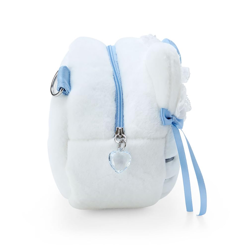 Sanrio Hello Kitty Face-Shaped Pochette, Light Blue, Days, Kitty, 13.7 X 17 X 8 Cm, Character, 760471