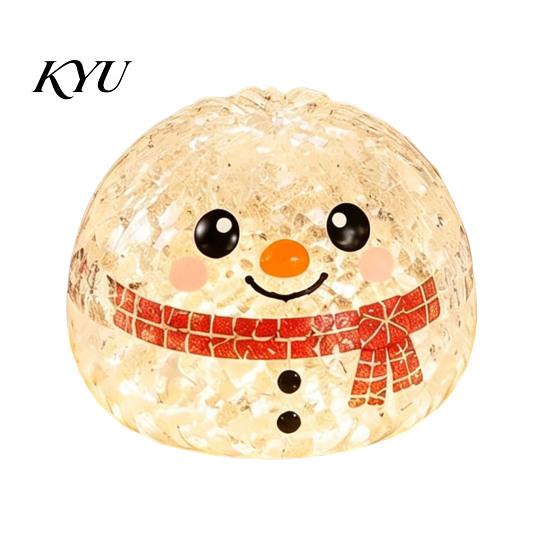 Santa Dumpling Toy 1/2/3/4Pcs Christmas Stress Relief Toy, Snowman Reindeer Gingerbread Lollipop Adults Balls Squeeze Steamed Bun Fidget for
