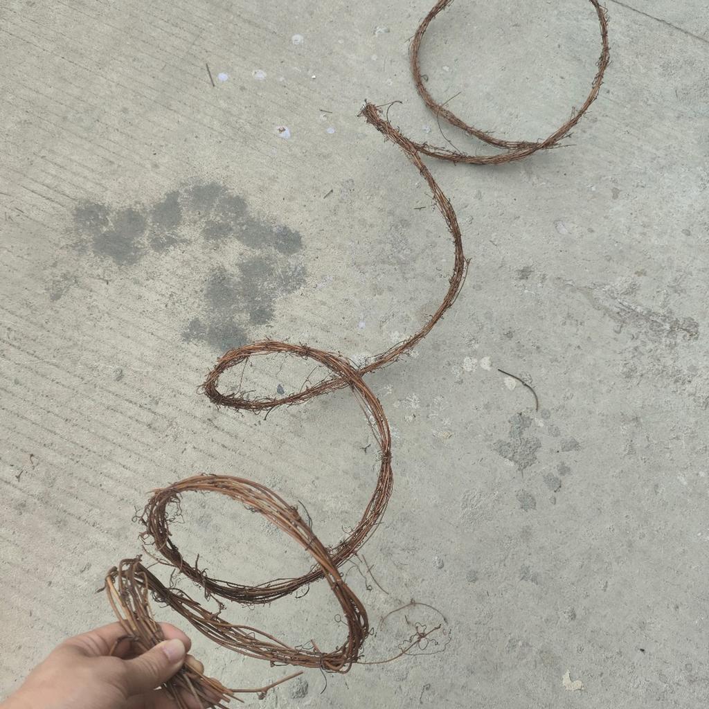 1pc Christmas DIY Crafts Natural Twig Garland House DIY Tree Vine Withered Vine For Home Decor Hanging Pendant 15ft