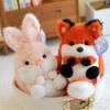 Rabbit Forest Animal Doll Big Tail Fox Doll Giving Child Birthday Gift Plush Toy