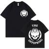 Punk Rock Band The Offspring Logo Print Tshirt Unisexs Unisexs Fashion Casual Short Sleeve Tshirts 100 Cotton Oversized T Shirt