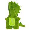 Niannyyhouse 10cm Plush Clothes Dinosaur Shark Jumpsuit Coverall Dress Up Cotton Doll Accessories (light Green)