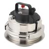 Small Pressure Cooker 304 Stainless Steel Stovetop Pressure Cooker Cookware Pot with Portable Lid