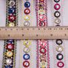1 yard Handmade Ethnic Mirror Embroidered Webbing Indian Lace Trim DIY Sewing Net Yarn Ribbons Clothing Decorative