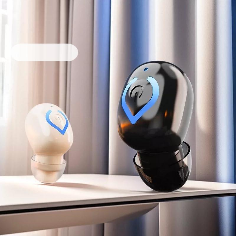 V08 Bluetooth 6.1 Earbuds Wireless Earphones In-Ear Single Earbuds Stereo Music Sports Headset With Microphone Invisible Earbuds