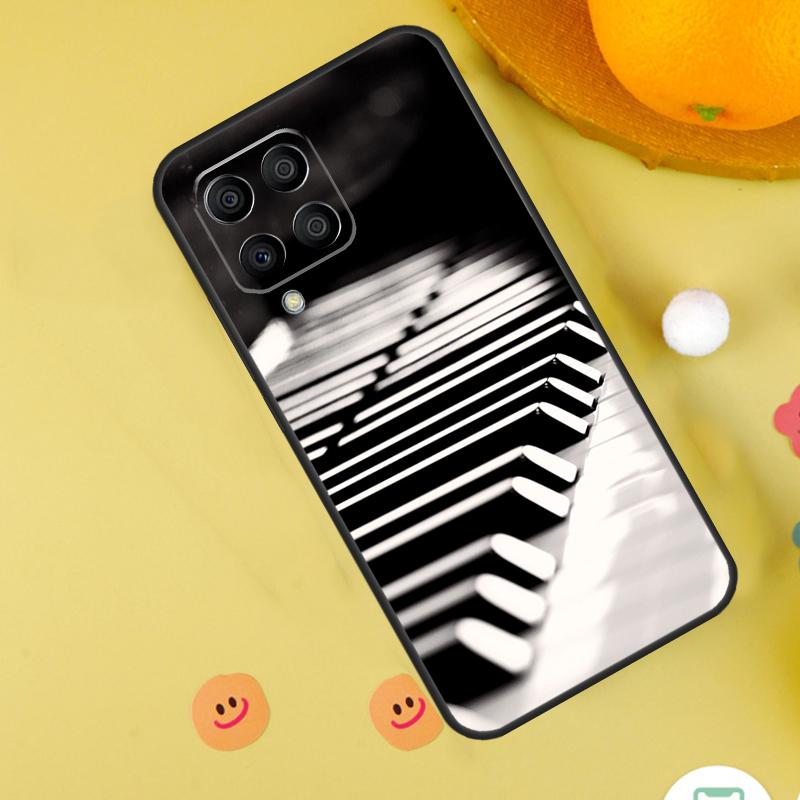 Музыкальный чехол 'Клавиши пианино' для Samsung Galaxy M35 M33 M21 M31 M16 M36 M56 M53 M13 M12 M32 M52 M15 M55 M14 M34 M54