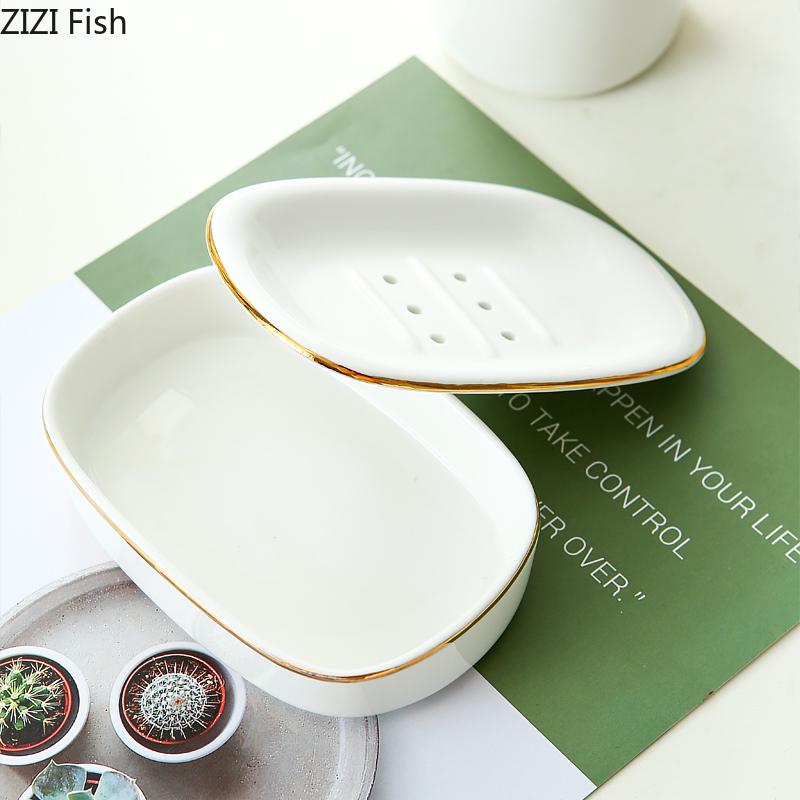 Набор для ванной комнаты с подносом, керамическая бутылка с гелем для душа, бутылка с жидкостью для мытья рук, мыльница, стаканчик для ополаскивателя для полости рта, туалетные принадлежности