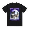 Human By Chance Alpha By Choice Wolf Graphic T-shirt Women Fashion Vintage Short Sleeve T-shirts Cotton Loose Oversized T Shirts