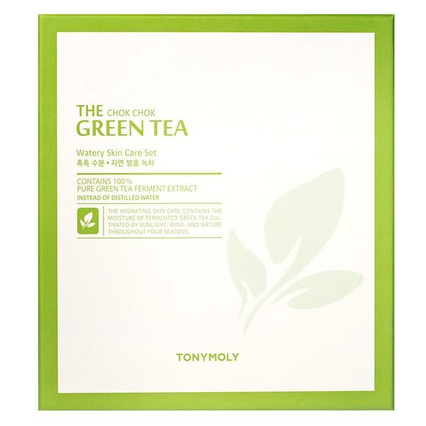 Tony Moly The Moist Green Tea 2 Set, 1 комплект, набор популярной корейской косметики