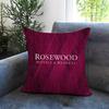 Fashion Rrosewood Hoteleer Cushion Cover Comfortable Reversible Pillow Cover Ideal for Car Sofa Bedroom  Beyond