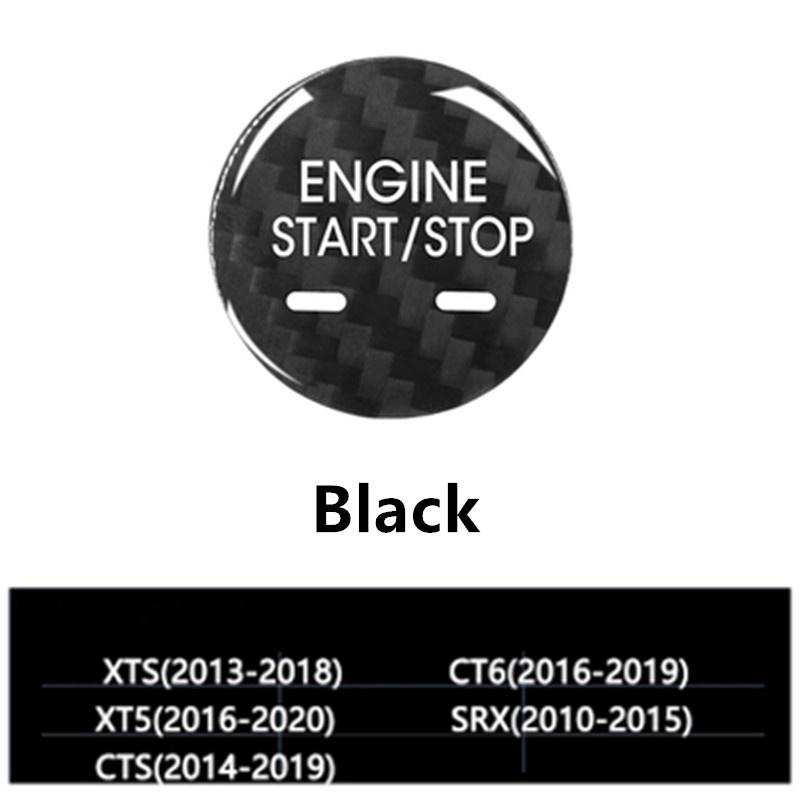 Для Cadillac XTS XT5 CT6 SRX CTS ESCALADE CT6 разъем аксессуары наклейка из углеродного волокна интерьер автомобиля запуск двигателя
