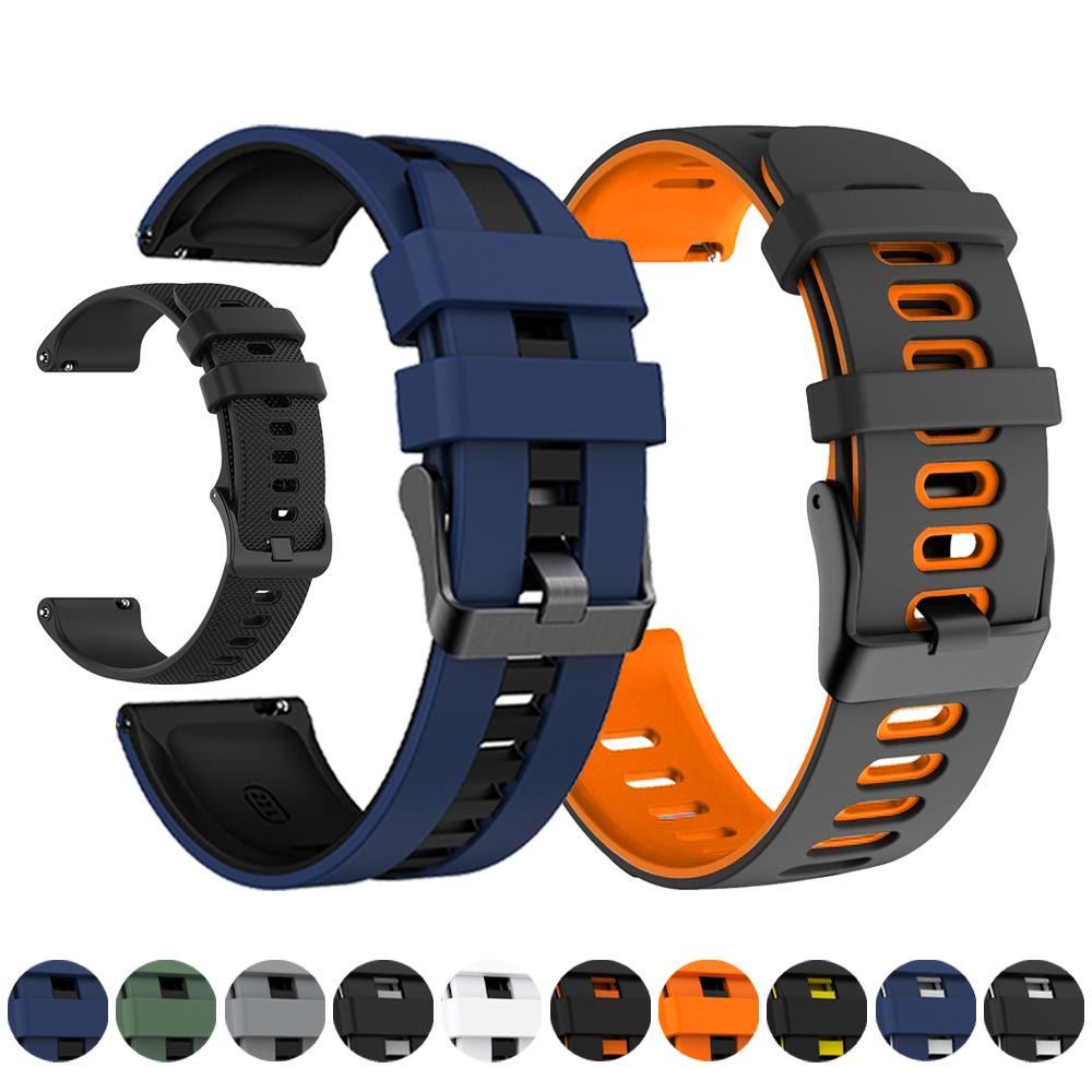 20 мм 22 мм Ремешок для Garmin Forerunner 265 165 255 245 Music Спортивный Браслет Venu 3 2 Sq/Active 5/Vivoactive 6 5 4 Силиконовый Ремешок
